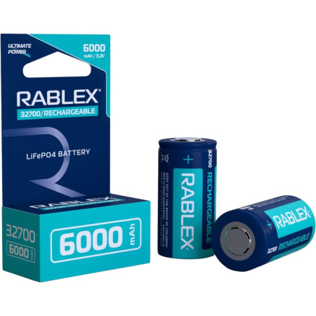 Аккумулятор Rablex 32700 LiFePO4 6000mAh 3.2V