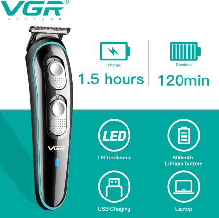 Триммер бороды и усов VGR V-055