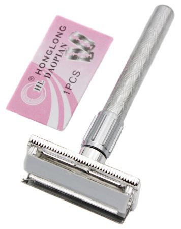 Станок для бритья металлический в коробке HongLong HL-877