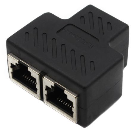 Двойник Разветвитель RJ45 LAN "коробочка"