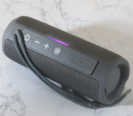 Портативная беспроводная колонка TG365, c функцией speakerphone, радио, grey  