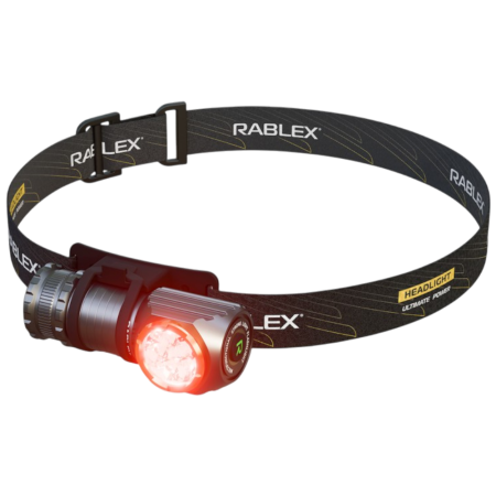 Ручной фонарь Rablex RB928, Белый+Красный, 5*P35 LED,  ЗУ Type-C,