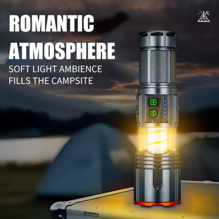 Ручной фонарь YEMAO YM-G520, 2500LM, TG LED, 1*40700 аккум, TYPE-C 