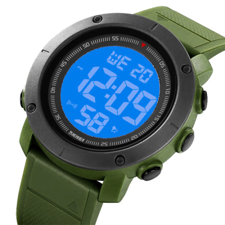 Часы наручные SKMEI 2122AGWT, ARMY GREEN-WHITE, 9787