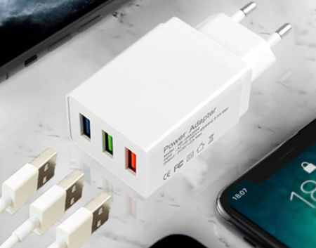 СЗУ Сетевое зарядное устройство PD AR101 5G, 3*USB, СЗУ Сетевое зарядное устройство PD AR101 5G, 3*USB,