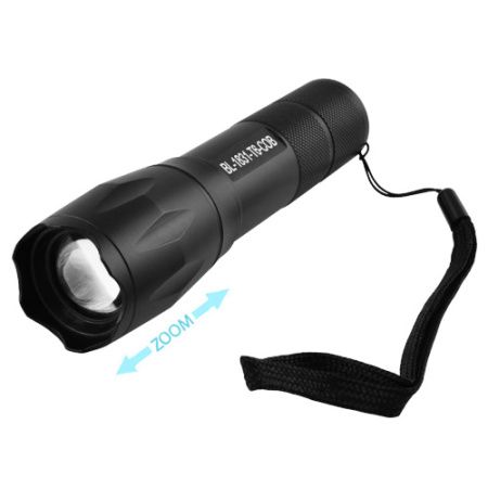 Ручной фонарь Police 1831-T6+COB, ЗУ microUSB, встроенный аккумулятор, 5385