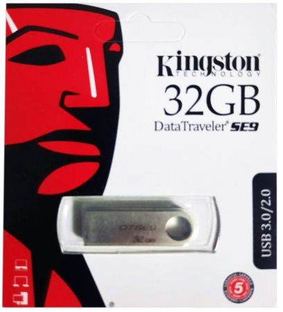 USB флеш накопитель Kingston SE9 32Gb (DTSE9H) (Гарантия 3года) USB флеш накопитель Kingston SE9 32Gb (DTSE9H) (Гарантия 3года)