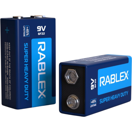 Батарейка Rablex Крона 6F22 / 9V / солевая