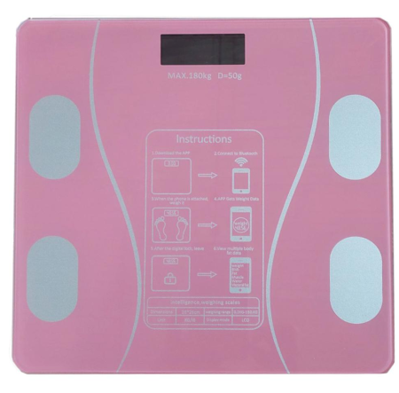 Весы напольные умные 17A-C, 180кг (0,05 кг), bluetooth