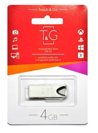 USB флеш накопитель T&G метал серия 4GB/ TG117 (Гарантия 3года)