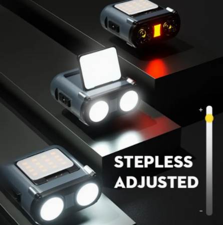 Налобный фонарь Rablex RB951, красный+белый свет, 2хXPL+16хCOB+1хRED COB, аккум, Type-C