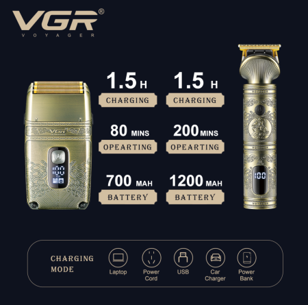 Триммер бороды и усов VGR V-649