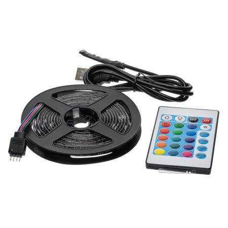 Светодиодная лента RGB Цветная USB / 5050 / 7572 / 2м