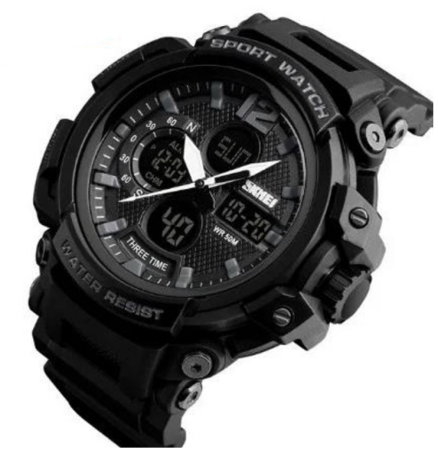 Часы наручные SKMEI 1343BK, BLACK, 9745