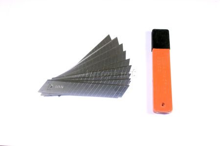 Запасные лезвия для канцелярского ножа 10шт.