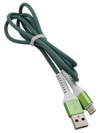 Кабель USB тканевый цветной 1м microUSB Кабель USB тканевый цветной 1м microUSB
