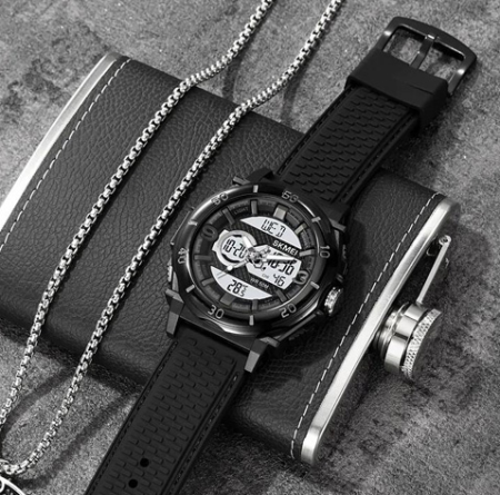 Часы наручные SKMEI 2098BKWT, BLACK-WHITE, 10308