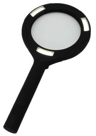 Лупа с подсветкой Magnifier 419, COB, 82мм