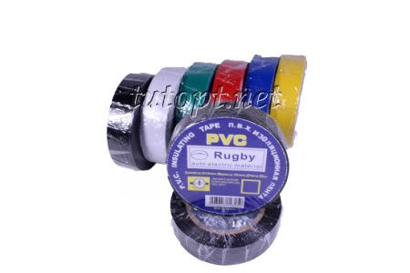 Изолента  Rugby / PVC / 20м ассорти (реальный метраж меньше)