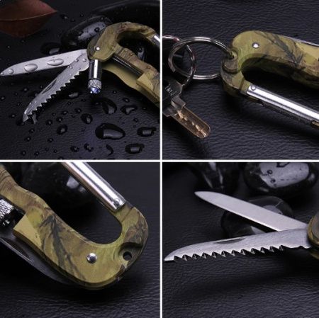 Мультитул карабин A08, камуфляж