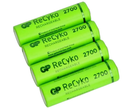 Аккумулятор GP ReCyko2700 /R6 AA /Ni-MH 2600mAh 1.2V 1 шт. (в упаковке 4шт), кейс