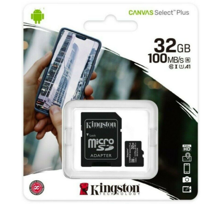 Карта памяти microSDHC Kingston (UHS-1) 32GBSD class 10 (без адаптром) (Гарантия 3года) Карта памяти microSDHC Kingston (UHS-1) 32GBSD class 10 (без адаптром) (Гарантия 3года)