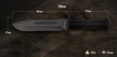 Нож охотничий Columbia + Огниво MF-051 / 31см / 17см охотничий нож