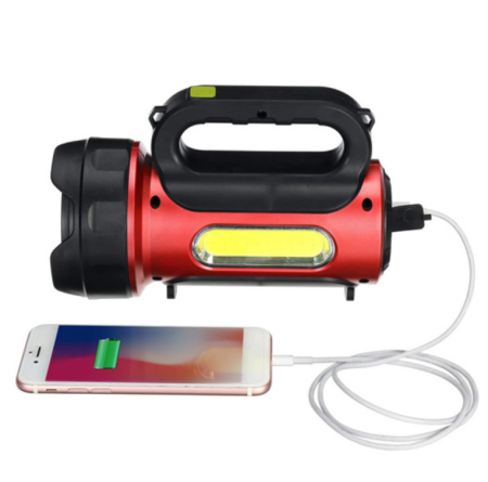 Ручной фонарь T93-LED+COB, Белый, Красный, powerbank, Li-Ion аккум., солн., батарея, ЗУmicroUSB, Ручной фонарь T93-LED+COB, Белый, Красный, powerbank, Li-Ion аккум., солн., батарея, ЗУmicroUSB,