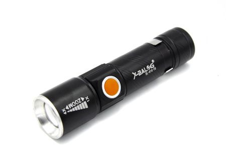 Ручной фонарь Police BL-616, Li-ion 18650, T6, Zoom, ЗУ USB