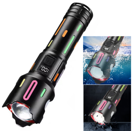 Ручной фонарь BL-2405-TG, 1x26650, power bank, индикация заряда, ЗУ Type-C, zoom Ручной фонарь BL-2405-TG, 1x26650, power bank, индикация заряда, ЗУ Type-C, zoom