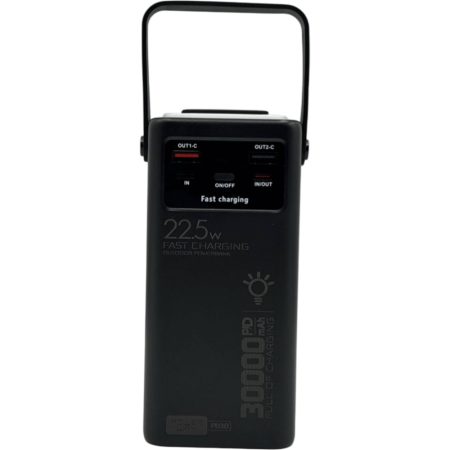 Повербанк Power Way PD-30 30 000 mAh PD 20W + QC 22.5W Чёрный