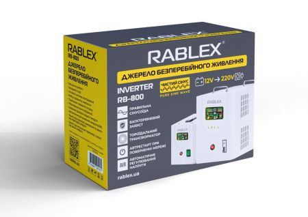 UPS Rablex RB800 800VA/640w с правильной синусоидой UPS Rablex RB800 800VA/640w с правильной синусоидой