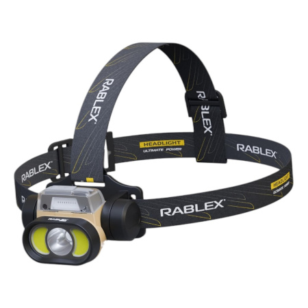 Налобный фонарь Rablex RB986, белый+красный свет, 1200 Lumen, Type-C, Сенсор, водонепроницаемый