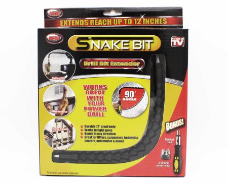 Набор инструментов отвёртка + биты + гибкий удлинитель / Snake BIT Tool 7167 Набор инструментов отвёртка + биты + гибкий удлинитель / Snake BIT Tool 7167