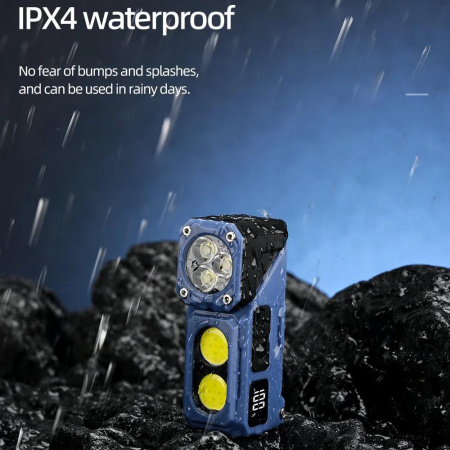 Налобный фонарь YEMAO YM-T615, 500LM, (White+Red), Сенсор, ЗУ Type-C