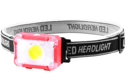 Налобный фонарь 1302, COB, 3xAAA