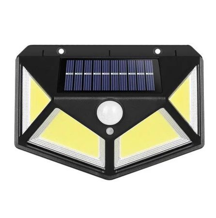 Настенный фонарь c солнечной панелью, датчик  движения BK-100B COB + solar / 7317 / WD430