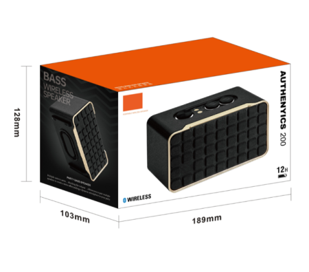 Портативная беспроводная колонка SPS UBL AU200, Bluetooth, 9542