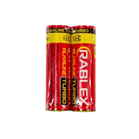 Батарейка Rablex LR6/AA/2pc/TURBO / Alkaline / БЕЗ БЛИСТРА