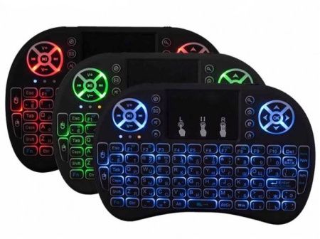 Беспроводная Клавиатура KEYBOARD wireless MWK08/i8 с подсветкой для смартфонов и Smart TV /4467