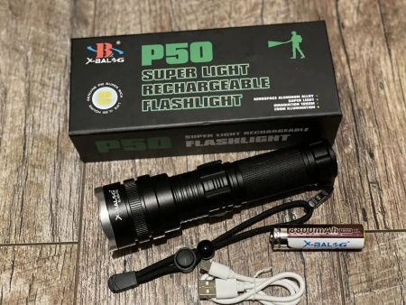 Ручной фонарь Police BL-858-P50 LED, 18650, 3хААА