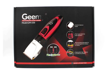 Машинка для стрижки Geemy GM-550 (керамика)