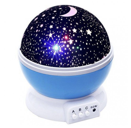 Ночник настольный светильник проектор Star Master USB, BIG, 4767