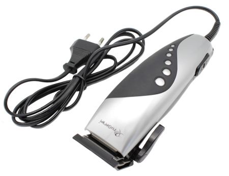 Машинка для стрижки ProGemei GM-1015, 4 насадки для стрижки и ножницы.