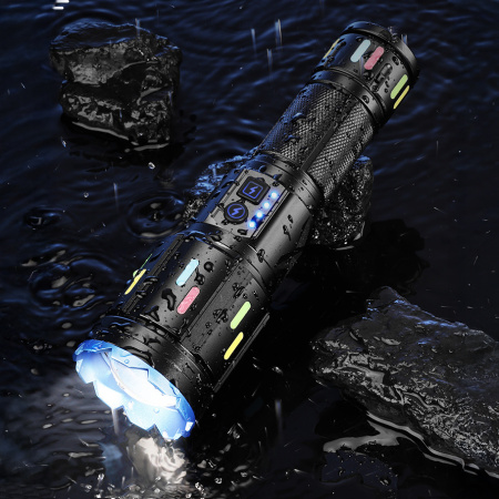 Ручной фонарь YEMAO YM-G560Y, 1200LM, TG LED, 1*26650 аккум, TYPE-C 