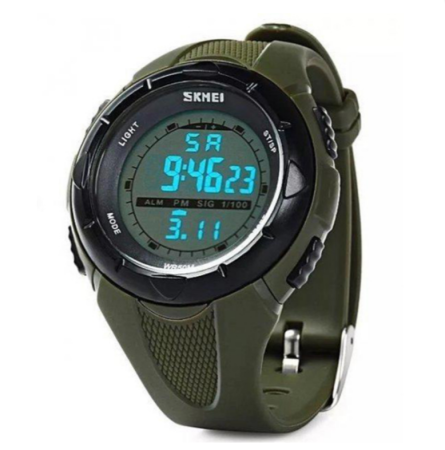 Часы наручные SKMEI 1025AG, ARMY GREEN, 6032 Часы наручные SKMEI 1025AG, ARMY GREEN, 6032