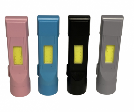 Ручной фонарь PL-099, LED+COB, USB, аккум. Ручной фонарь PL-099, LED+COB, USB, аккум.