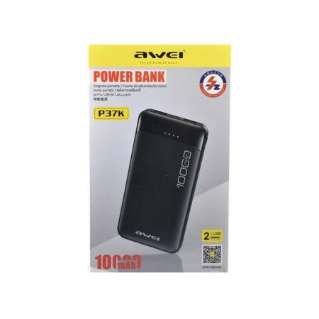 Повербанк AWEI P37k 10000mAh (реальная емкость меньше) / 8414 Повербанк AWEI P37k 10000mAh (реальная емкость меньше) / 8414