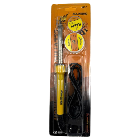 Паяльник Soldering iron 60W c тоником жалом, с припоем и канифолем