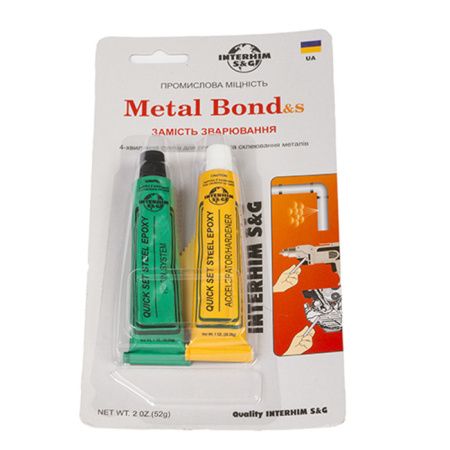 Эпоксидный клей Metal Bond двухкомпонентный  2*28г